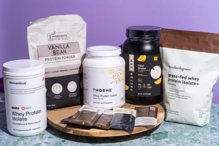 Whey protein powders