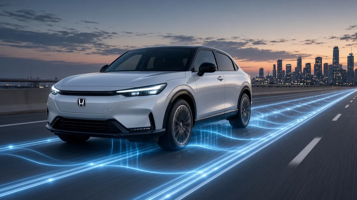 Honda recarga estrada carro elétrico