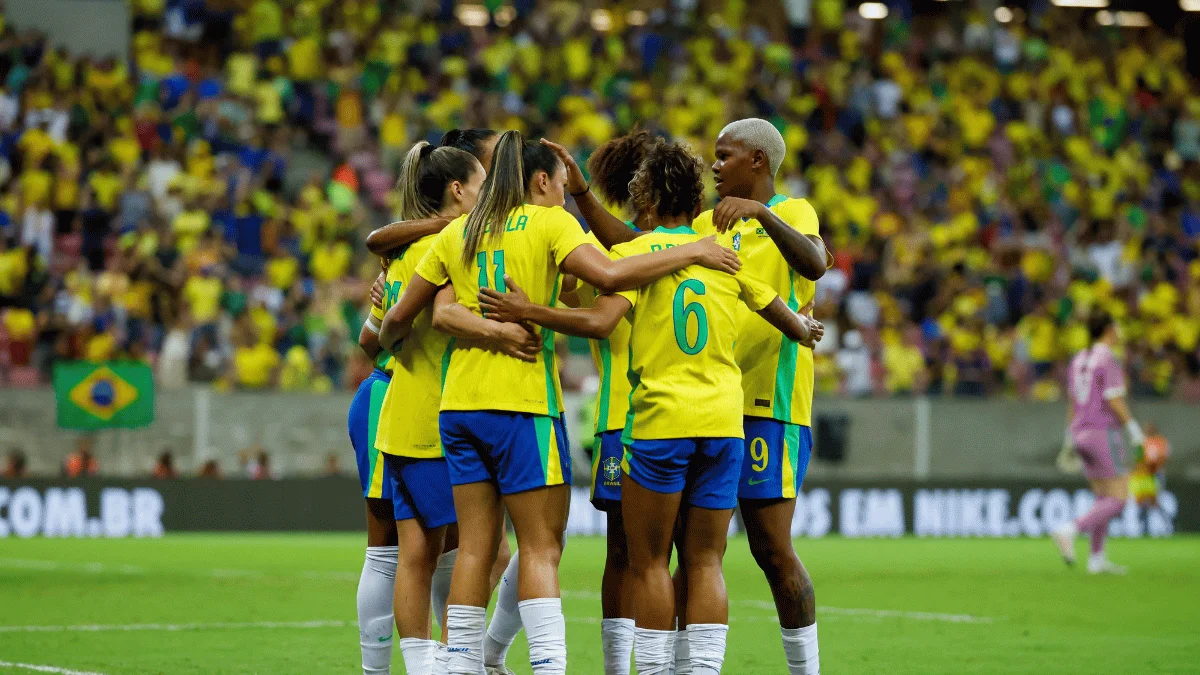 Seleção Feminina abre vantagem, mas vê Argentina empatar amistoso no Recife