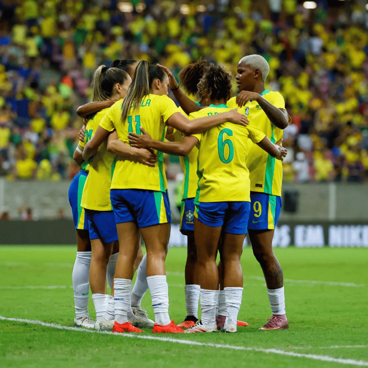 Seleção Feminina abre vantagem, mas vê Argentina empatar amistoso no Recife