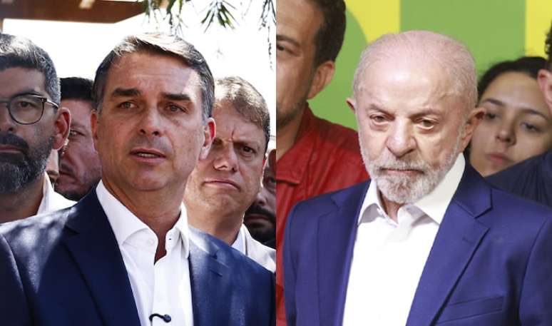 Pesquisa PoderData/Aya: Flávio e Lula empatam em 50% dos votos válidos no 2º turno