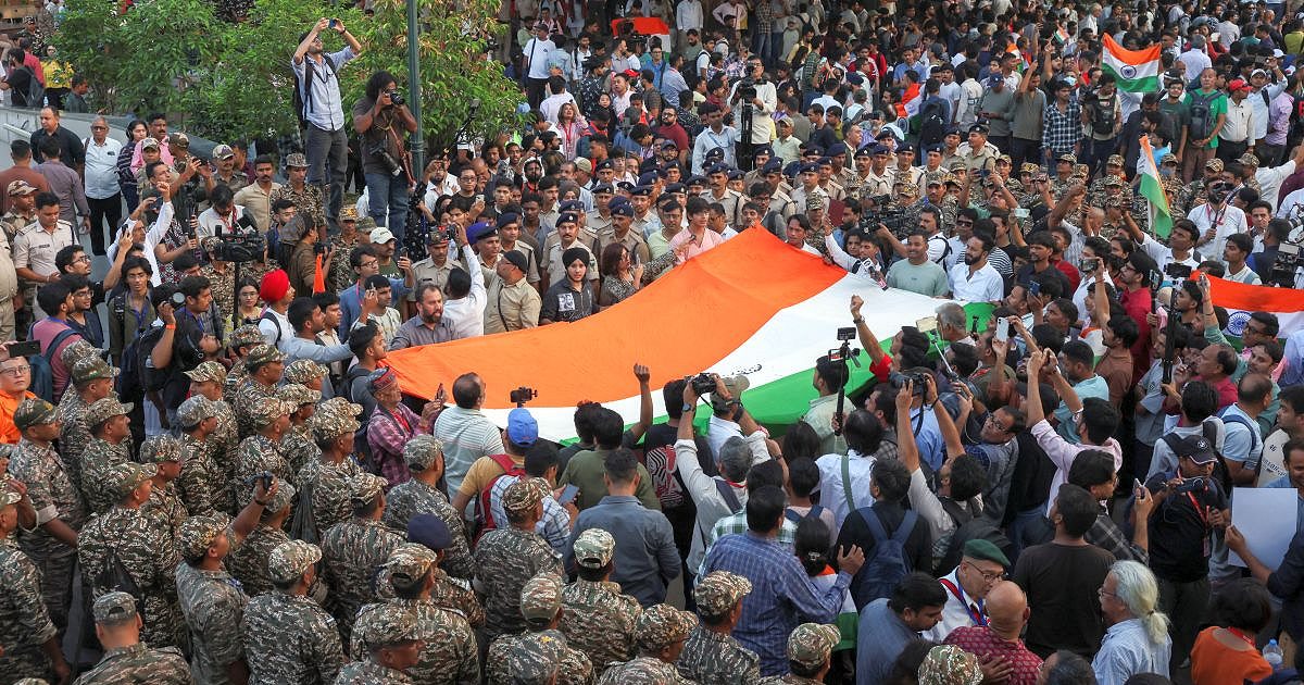 Protesto 'Lehra do Tiranga': Polícia de Delhi registra múltiplas FIRs