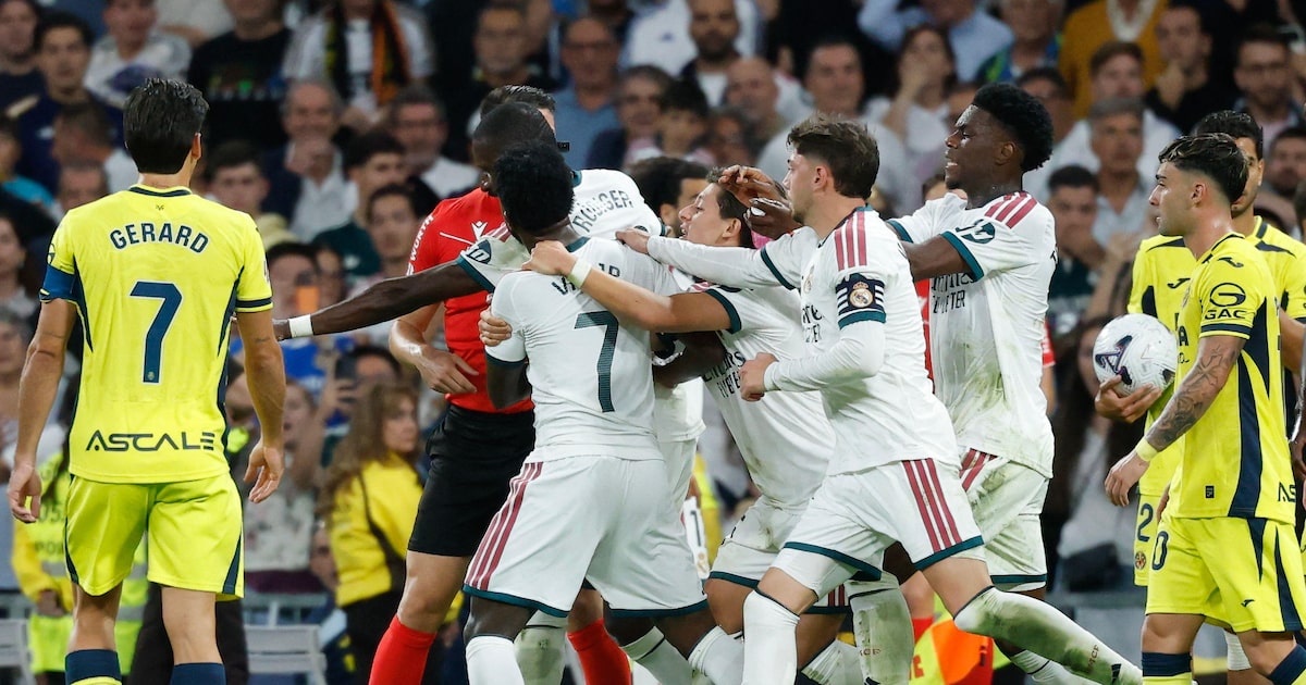 Vini Jr. marca e é expulso por falta na origem da jogada em vitória magra do Real Madrid em La Liga