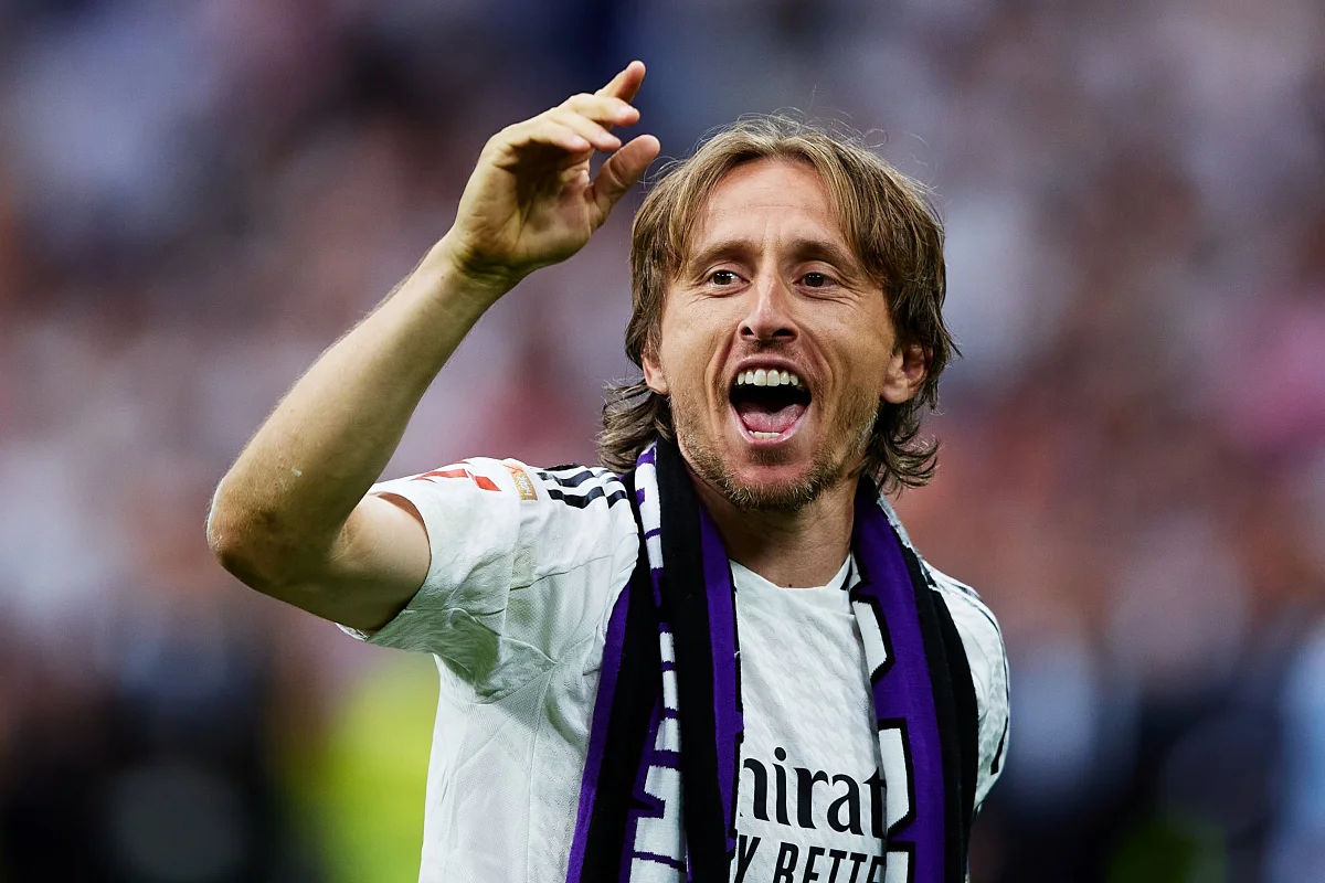 Foto colorida de Luka Modric, do Real Madrid - Metrópoles