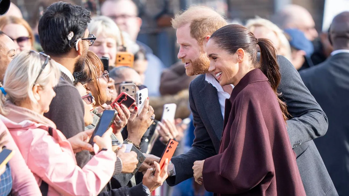 Harry e Meghan fazem 1ª aparição pública no Reino Unido após volta dos EUA