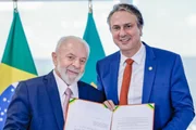 Presidente Lula e Camilo Santana, ministro da Educação