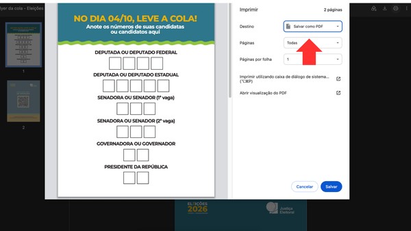 Cola eleitoral: como fazer e levar a anotação com números nas Eleições 2026