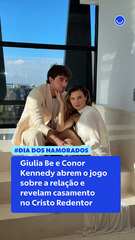 Exclusivo! Giulia Be e Conor Kennedy abrem o jogo sobre a relação e festa de casamento