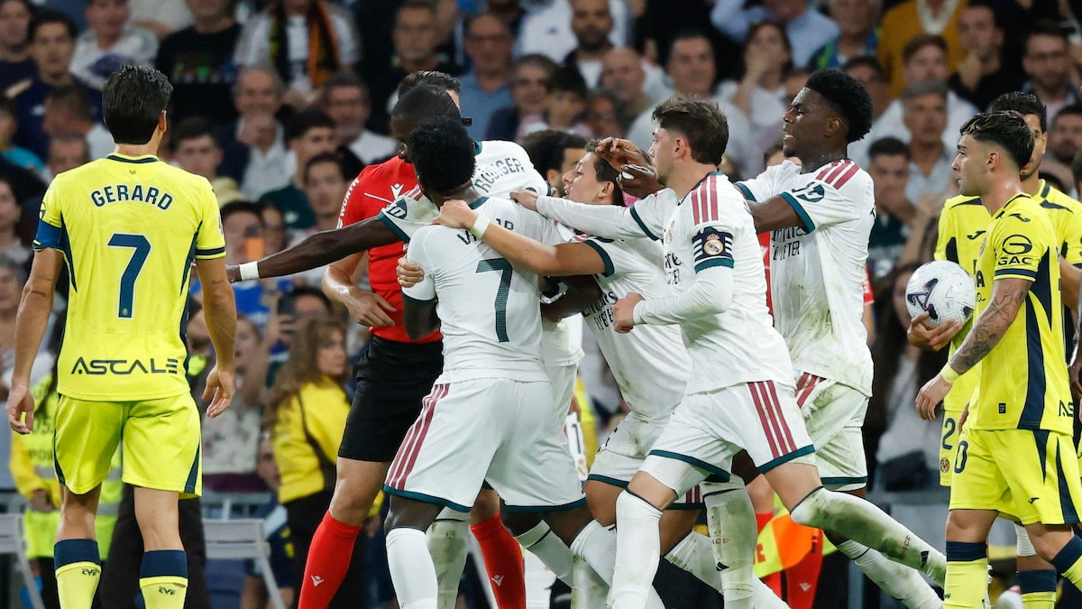 Vini Jr. marca e é expulso por falta na origem da jogada em vitória magra do Real Madrid em La Liga